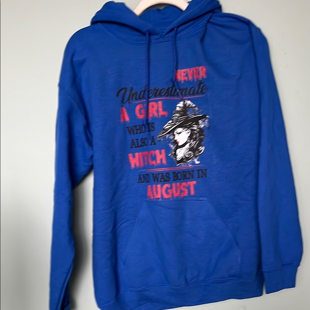 Blue Graphic Hoodie